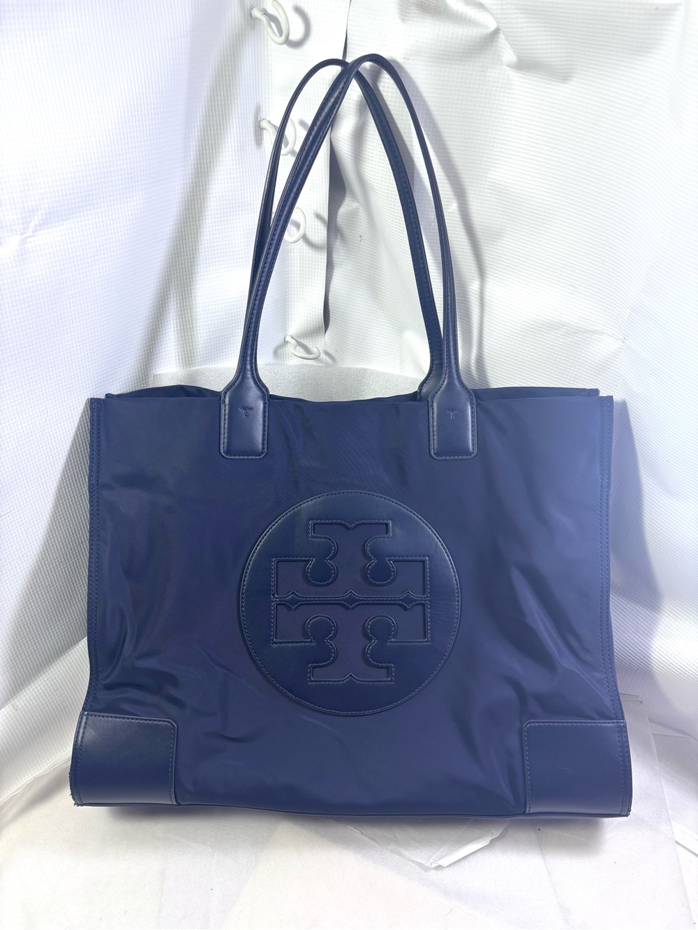 Tory Burch Ella Tote. Navy.